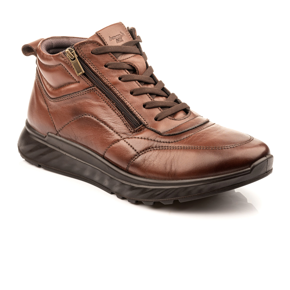 Boxer Ανδρικά Μποτάκια Δερμάτινα